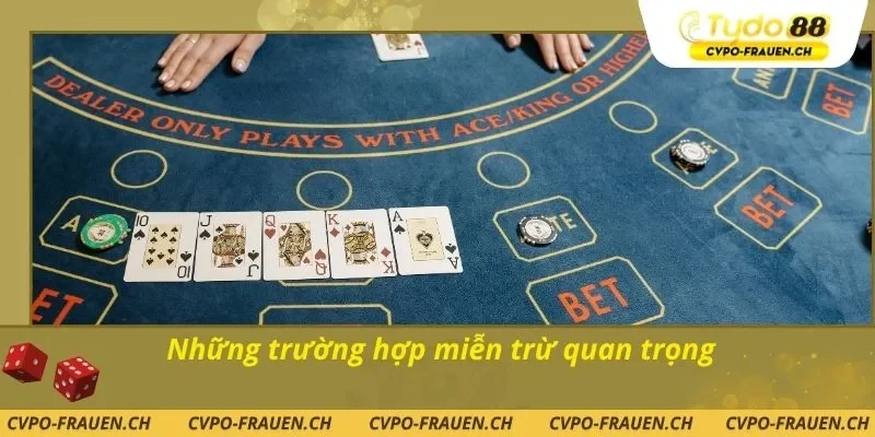 Những trường hợp miễn trừ quan trọng