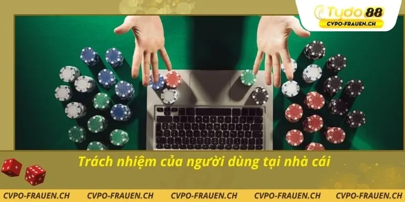 Trách nhiệm của người dùng tại nhà cái