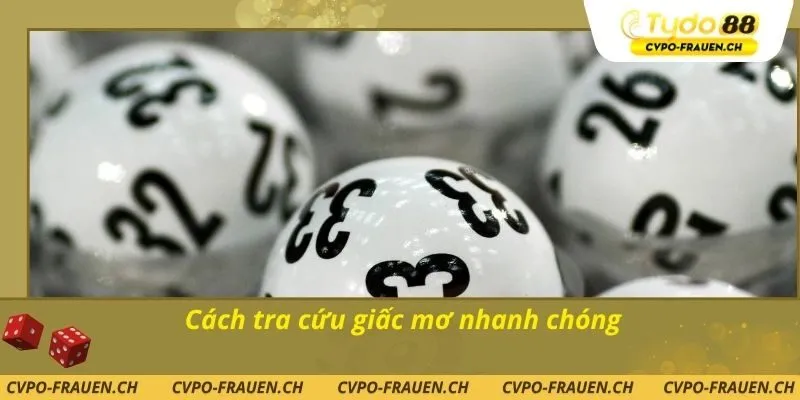 Cách tra cứu giấc mơ nhanh chóng